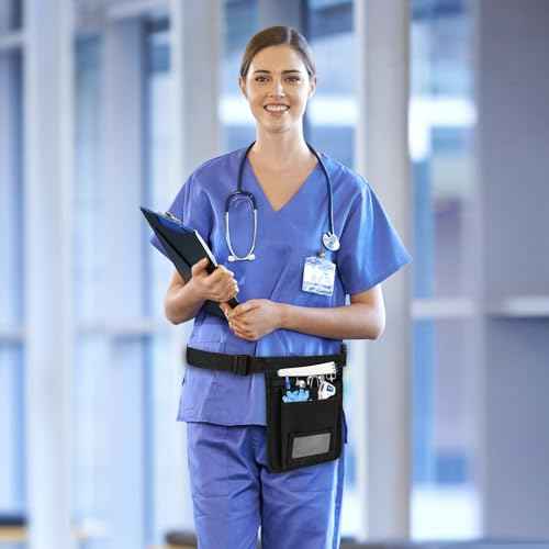 Server Waist Pouch,Restaurant Waitress Accessories Bag,Utility Money Bag Working Serving Apron for Waiter Waitress