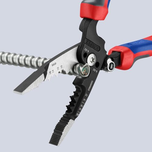 KNIPEX Forged Wire Stripper 8-Inch with Comfort Grip - Pack of 1