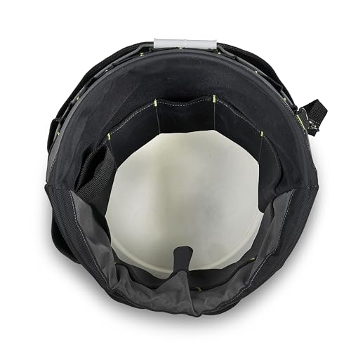 AWP Bucket Tool Organizer 51-Pocket for 5-Gallon Buckets, Water-Resistant Heavy-Duty Utility Tool Bag with Pockets for Tools, Screwdrivers, and Electrical Accessories, 1L-22051-1