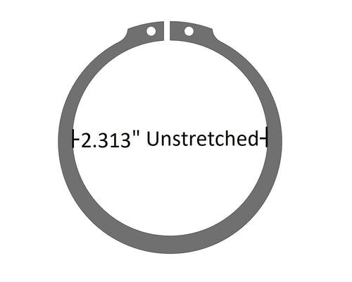 SR 310-250 - 2-1/2'' External Snap Ring - Tru-Arc Type 2.313'' Unstretched
