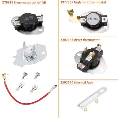 Dryer Heating Element Kit Compatible With May-tag MED5740TQ0 MED4500MW0 MED5600TQ0 MED5700TQ0 MED5640TQ0 MED5570TQ0 MED5770TQ0 MED5800TW0 MED5820TW0 MED5840TW0 MED5870TW0 MED5620TQ0 MED5630TQ0