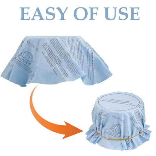 8pcs Dry Disc Vacuum Filters, Reusable Wet Dry Vac Filter Wet Dry Vacuum Cleaners Replacement Parts with Retaining Bands Compatible with Most 5 Gallon and Larger VF2002 90107