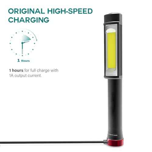 TUSITA Magnetic Charger Cable MagDock Compatible with NEBO Torchy 2K,Swyvel Flashlight - 1M