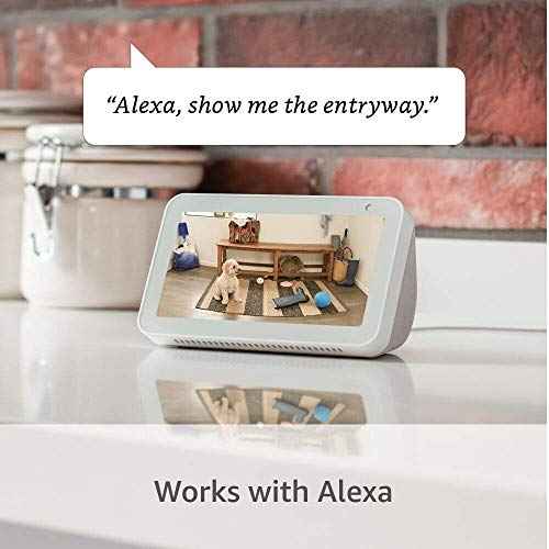 Ring Outdoor Cam (Stick Up Cam) | Weather-Resistant Outdoor Camera, Live View, Color Night Vision, Two-Way Talk, Motion alerts, Works with Alexa | White