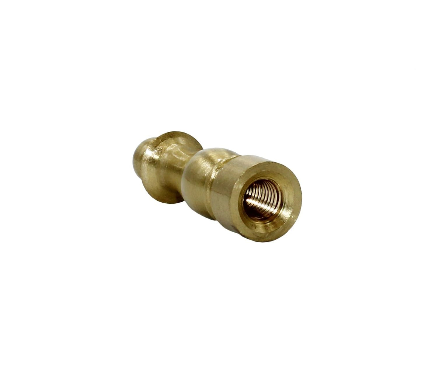 Creative Hobbies ELY1465 Solid Brass Finial for Lamp Shades 1-1/2 Inch Tall, Pack of 2