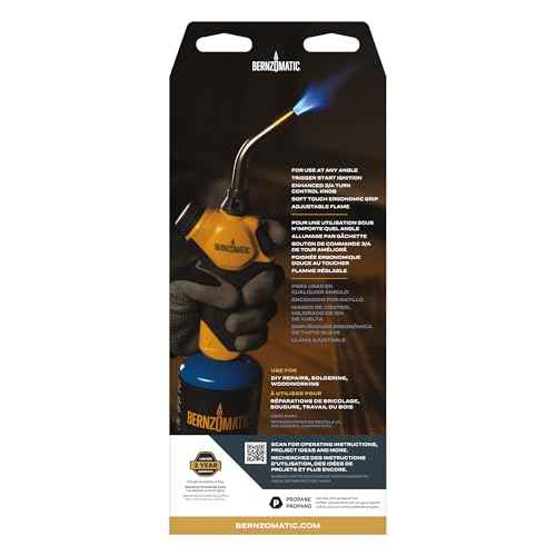 Bernzomatic¢ç FlameCommander¢â Torch ? Adjustable Swirl Flame Propane Torch for DIY Projects, Household Repairs, Soldering, and More