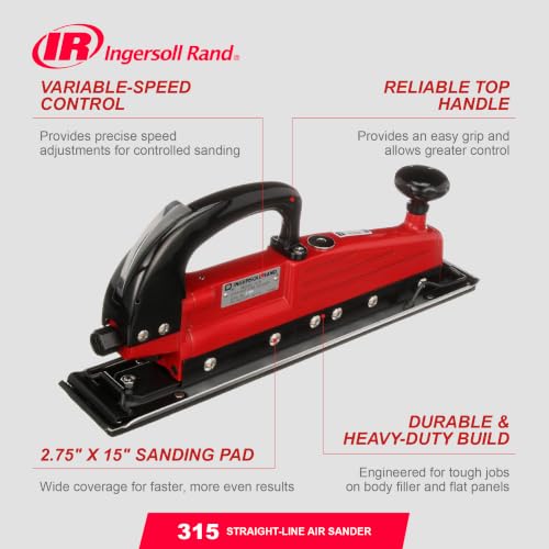 Ingersoll Rand 315 Straight-Line Air Sander 2.75x15 Inch, One Size