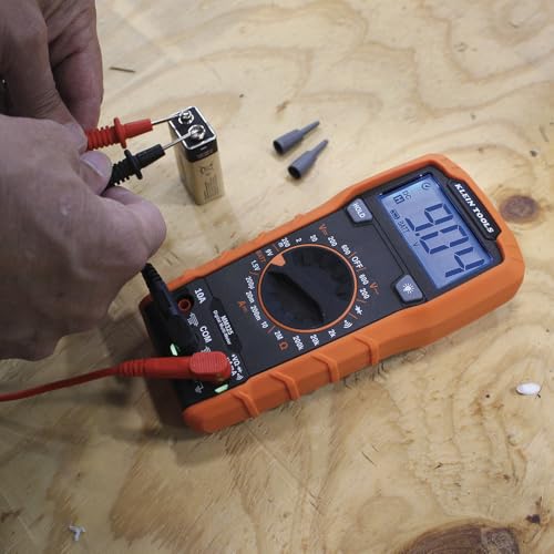 Klein Tools MM325 Digital Multimeter Manual-Ranging 600V AC/DC Voltage Tester