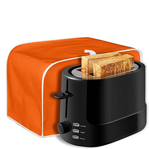 Orange Toaster Dust Cover, 4-Slice, Washable Polyester - JOAIFO M