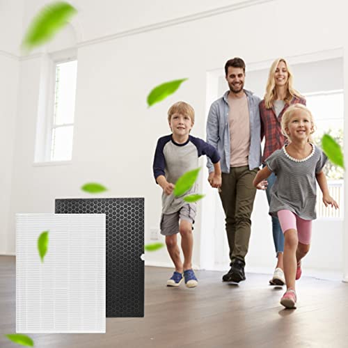 Replacement 116130 Filter H for Winix 5500-2, Filter & Activated Carbon Filter Combo Pack Compare to Part # 116130