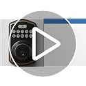 Veise KS01B Matte Black Keypad Door Lock with 2 Lever Handles Set