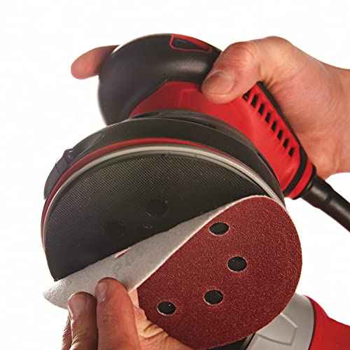 Auniwaig 10PCS 7 Inch 8 Hole Hook and Loop Sanding Discs 80 Grits, Aluminum Oxide Round Flocking Sandpaper for Random Orbit Sander Polishing Accessories