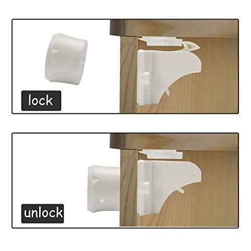 Vmaisi Magnetic Cabinet Locks Replacement Key