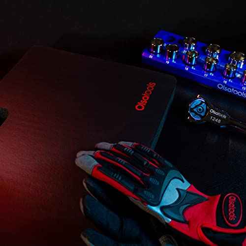 Olsa Tools Mechanics Kneeling Pad | Protection Knee Pads | Kneeling Work Mat | Under Car Mat | Creeper Pad | Work Pad | Foam Pad | 18" x 11" x 1"