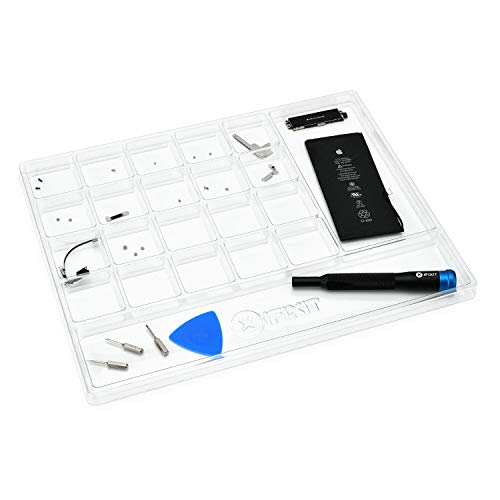 iFixit Anti-Static Project Tray - Small Parts Organizer 11 x 8.5 x 0.5 in