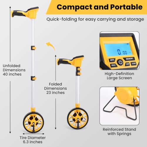 Measuring Wheel with Backlit Display, 0.03