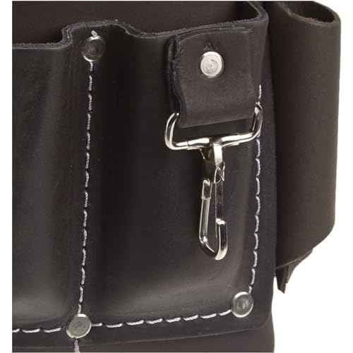 McGuire-Nicholas 526-CC Brown Professional Electrician'S Pouch, oil tanned leather