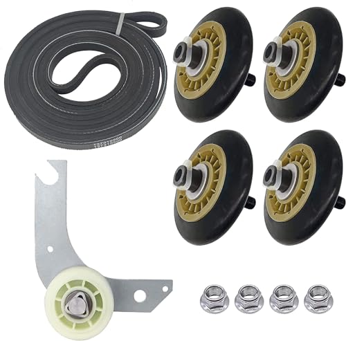 AZH Frigidaire Dryer Belt Replacement for ELFE753/7637/FAQE7 Series – Fits Multiple Models