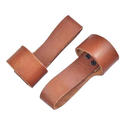 2-Pack Handmade Genuine Leather Premium Axe Holster with Belt Loop - Multi Tool Hammer Hatchet Carrier Holster, Brown