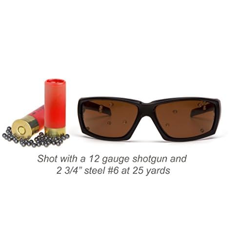 Venture Gear Overwatch Shooting Safety Sunglasses, Forest Gray Anti-Fog Lens