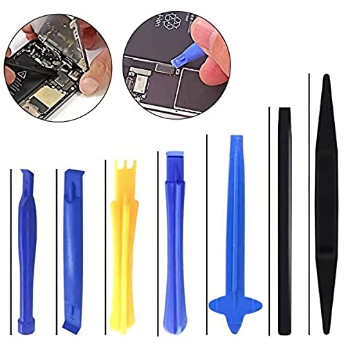 21-Piece Set Opening Pry Tool Screwdriver Set Multiple Functions Repair Tool Kit with Phillips Pentalobe Flat Triangle Head Suitable for Repairing iPhones iPad Laptop