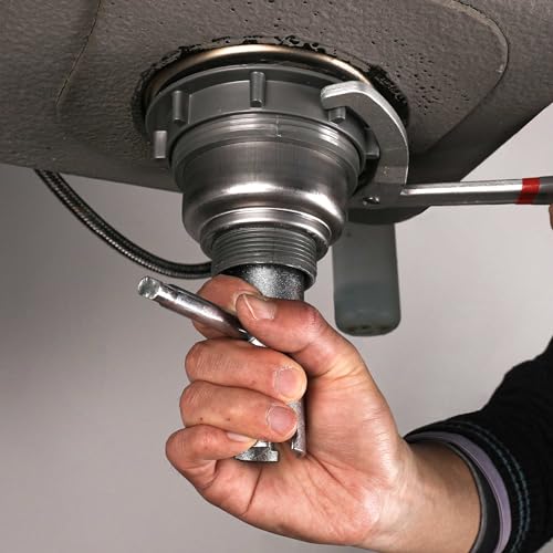 HAUTMEC Basket Strainer Wrench, Double Working End, Universal Sink Basket Strainer Wrench PL0029