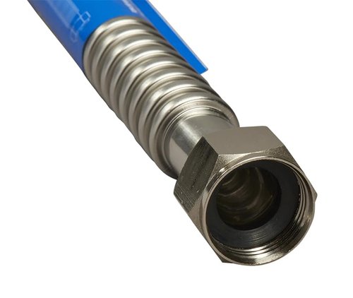 Easy Flexible Water Connector - Stainless Steel - 3/4 in. Female NPT x 3/4 in. Female NPT x 15 in. long - EFWC-034-SS-1010-15