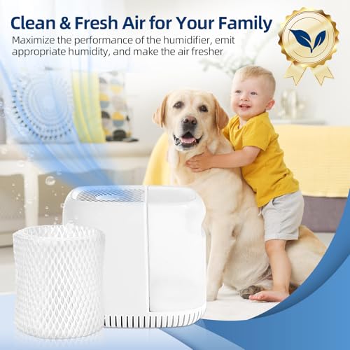 DerBlue 6 Pack Humidifier Replacement Filter for Canopy Bedside & Nursery Humidifiers – Wood Pulp