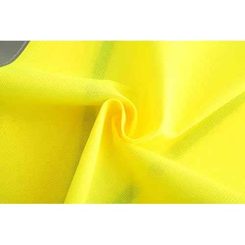 AYKRM 12 colour High visibility viz vest hi vis viz reflective work construction safety vest (XS-8XL)