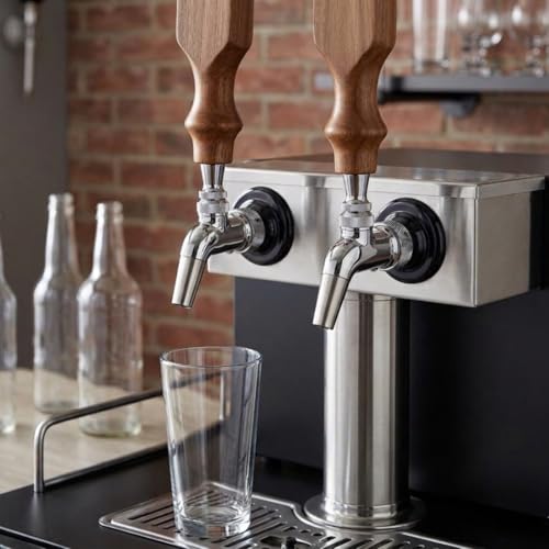 Forward Sealing 304 Stainless Steel Beer Faucet Tap for Kegerator