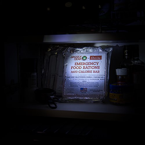 Grizzly Gear 3600 Calorie Vanilla Emergency Food Rations - 2 Pack, 6-Day Supply, Long Shelf Life