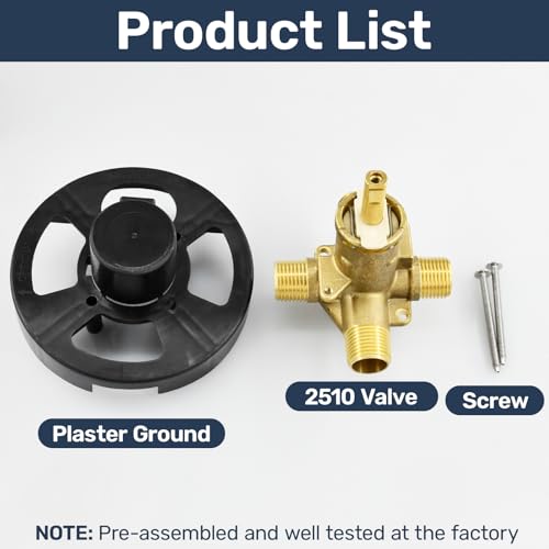 2510 Shower Valve Replacement for Moen Posi Temp | Brass 1/2 Inch Universal Install
