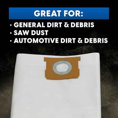 Vacmaster Standard Dust Bag 5-6 Gallon Genuine Vacmaster Part 3pcs per Pack for Replacement