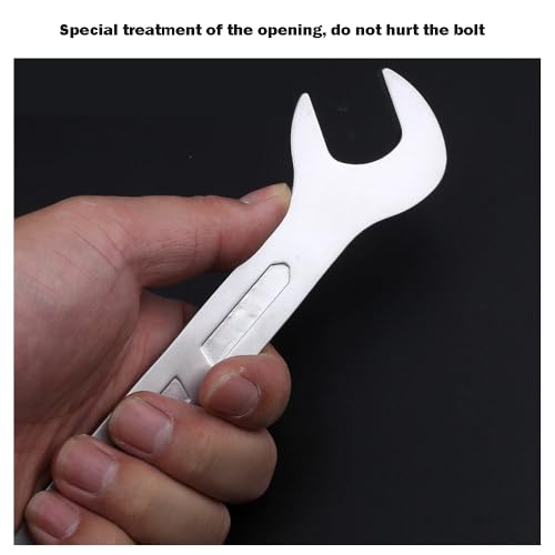 Thin Wrench, 2PCS 45¡Æ Angle Head Double Open-End Wrenches Set Metric 14mm 15mm 17mm 19mm for Repair (Thickness:4mm)