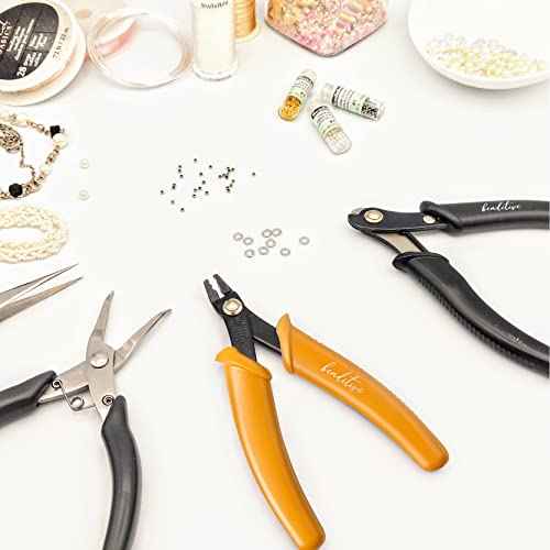 Beaditive Bead Crimping Plier for 2mm & 3mm Beads and Tubes | 5-Inch (Honeycomb)