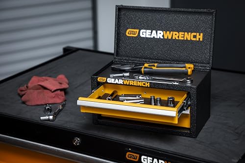 GEARWRENCH 11" 2-Drawer Mini Toolbox (GWBXMINIS) | Steel Tool Storage