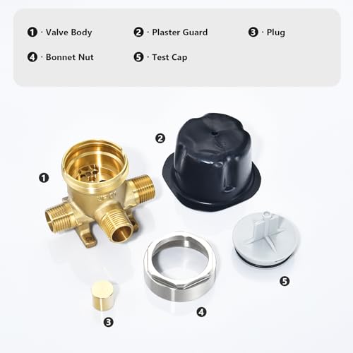 R11000 Diverter Rough-In Valve for 3- or 6-Setting Shower Diverters - Brass