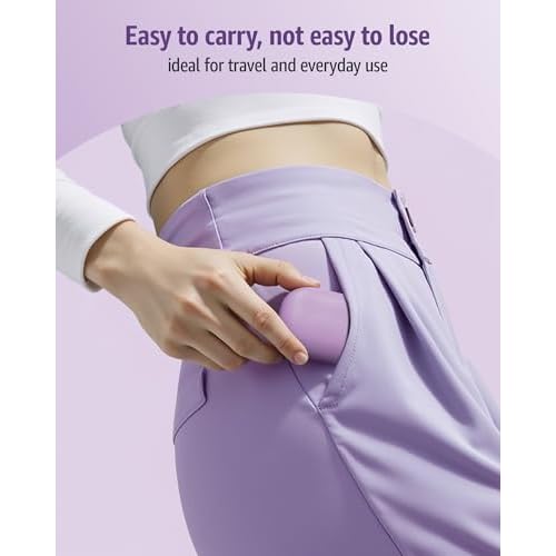 Ear Plugs for Sleeping Noise Cancelling Earbuds:45db Loop Earplugs for Concerts/Shooting/Travel/Snoring Silicone Hearing Protection Sleep Ear Plugs with Reusable 8 Ear Tips (Light Purple)