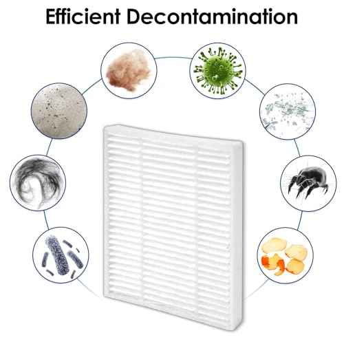 (5 Pack) Q0520 Q011 Q0120 HEPA Filters for iRobot Roomba Vacuum 2 Essential and Combo Essential Robot Vacuum and Mop Y0140 Y0112 Y0110 Q011 Q0120, Roomba 105 Combo, Roomba 104 Filter Accessories