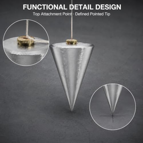 Steel Plumb Bob Hanging Thread Pendant Heavy Duty Construction Tool