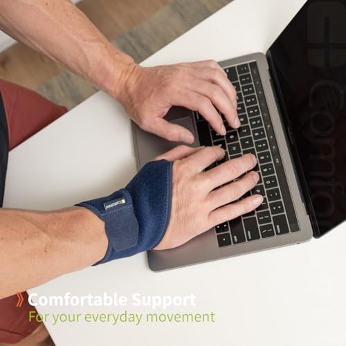 Adjustable Wrist Brace - for Joint Pain, Arthritis, Sprains, Strains, Instability, Gym, Sports, Golf, Tennis, Basketball - Adjustable Compression - One Size ? fits left or right hand