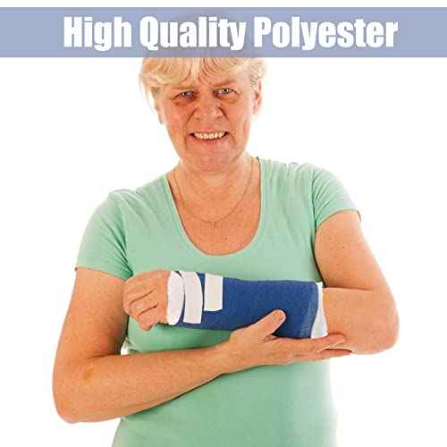 Nuanchu Tubular Stockinette Tubing Cotton Stockinette for Pre Wrap Use Elastic Arm Cast Stockinette for Arm Wrist Thumb Stockinette Tubing Soft Wrist Arm Wraps(20 Pcs,2 x 11.8 Inch)