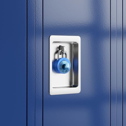 Master Lock Blue 2-Pack Combination Padlocks for Gym & Locker Security