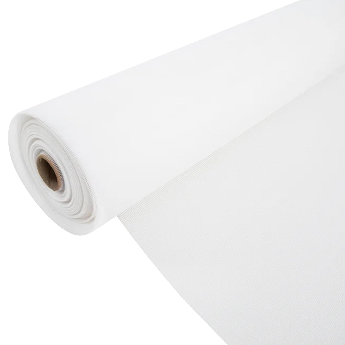 homeemoh Windows and Door Screen Mesh Replacement, 39.3 x 157.4 Inch Cuttable DIY Adjustable Nylon Netting Roll for Patio, Porch, Sliding Doors, White