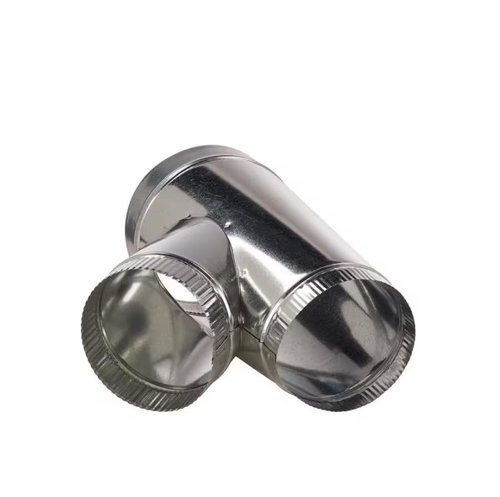 1pc 8 In. to 6 In. x 6 In. Galvanized Steel Duct Wye
