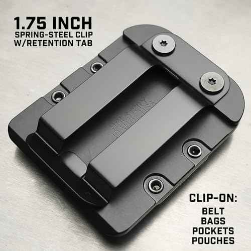 Holstery DriverMaster | Clip-On Tool Belt Drill Holder - Simple Hook Holster for Cordless Drill, Impact, Nailer, Tape Measure, or Any Tools with Hanger Clips