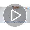 PetOde 32 Feet Dryer Vent Cleaner Kit with 4" Brush Head, 23 Quick Snap Rods