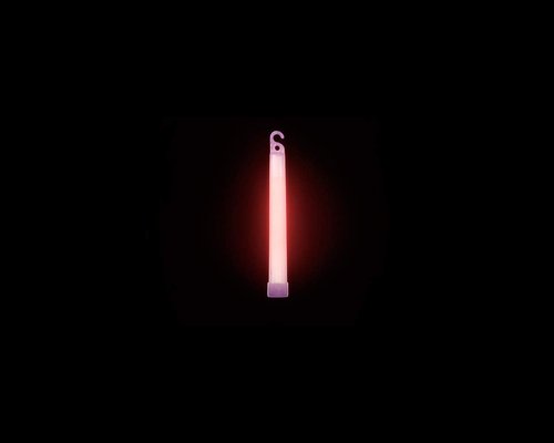 6" Glow Sticks Package of 5 (RED) Emergency Chem Lights - 12 Hour Industrial Grade