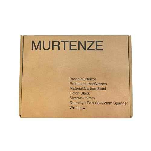 Murtenze C Hook Spanner Wrench for 68-72mm Round Nut, Universal Coilover Spanner Black Adjustment Hook Wrench Tool Carbon Steel