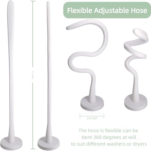 Opps Magnetic Front-Load Washer Door Prop with Silicone Cover, 17in Adjustable Arm